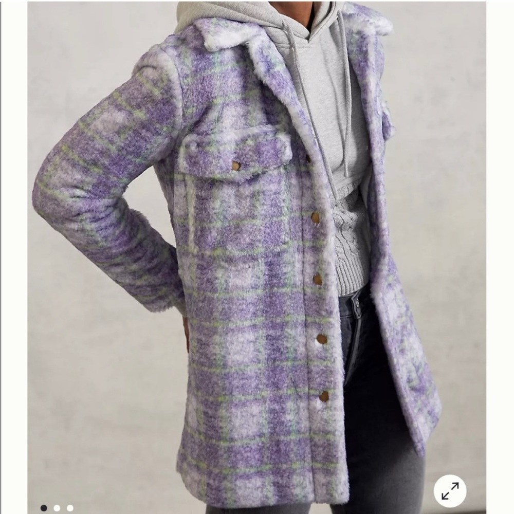 Anthropologie Hutch Plaid Donna Jacket nwt